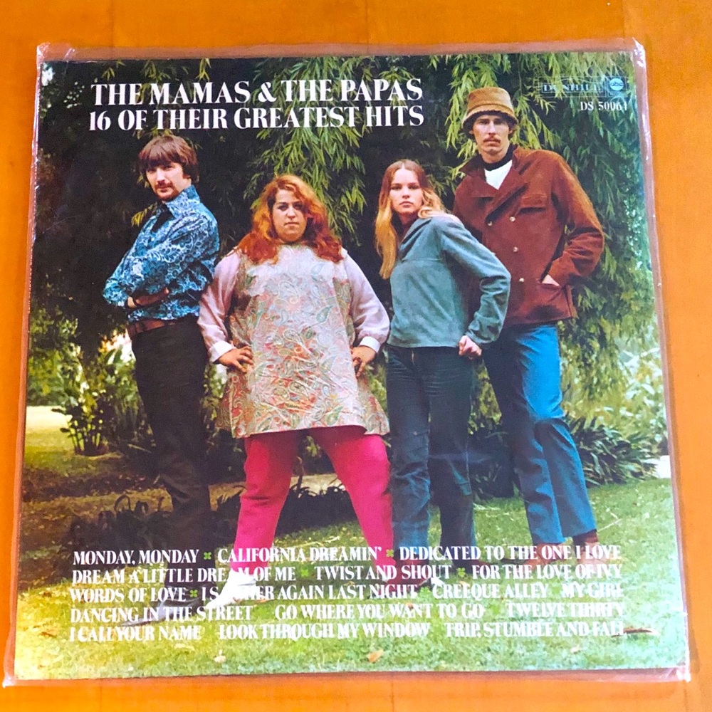 Mamas and the Papas Greatest Hits LP Vinyl Record